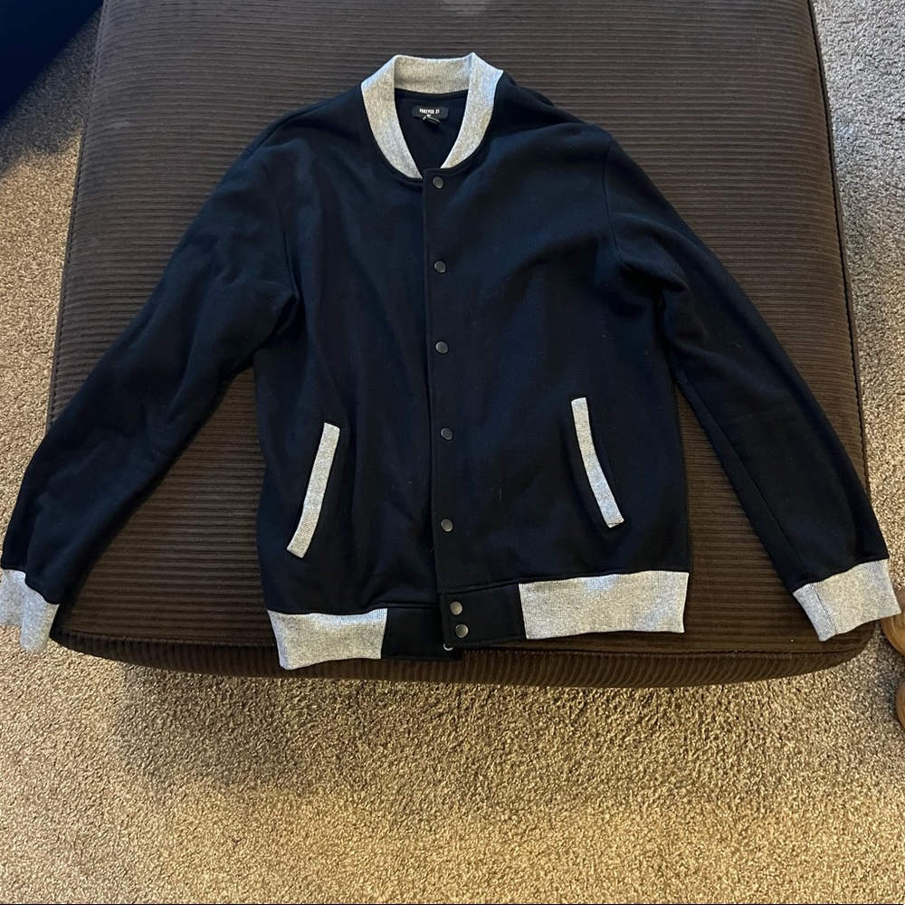 Forever 21 Lightweight Bomber Jacket, Large